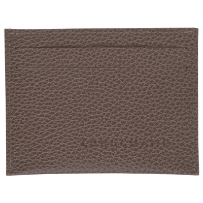 Le Foulonné Card holder , Taupe - Leather