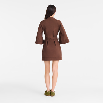 Dress , Chocolate - Popelin