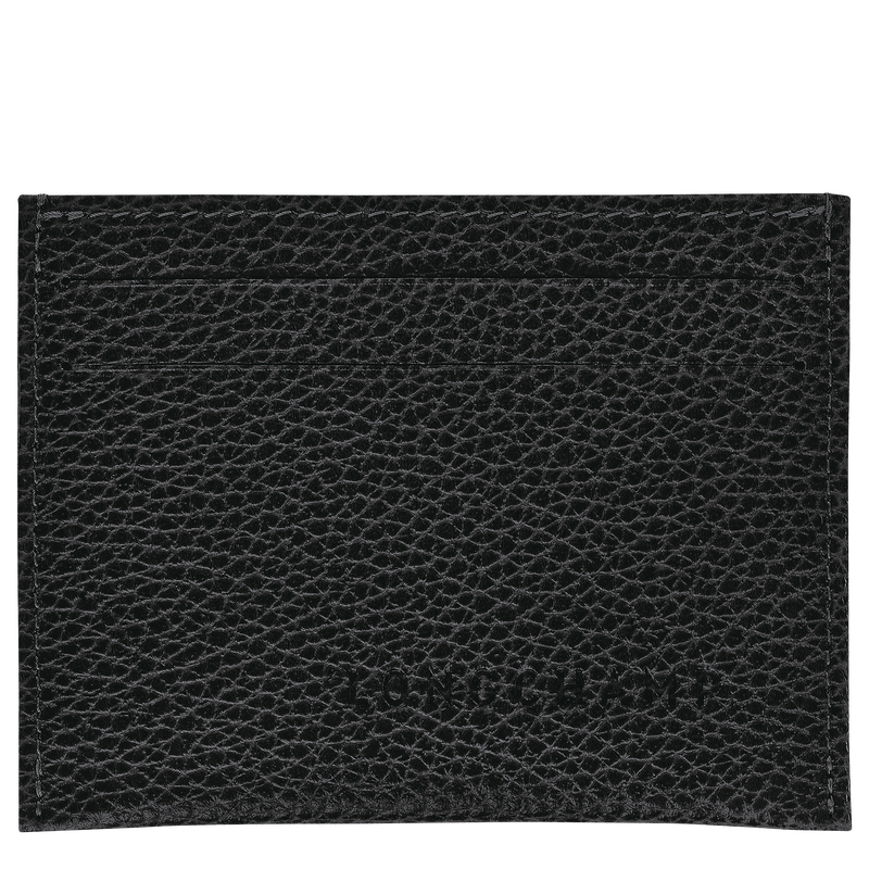 Le Foulonn&eacute; Card holder , Black - Leather  - View 1 of  4