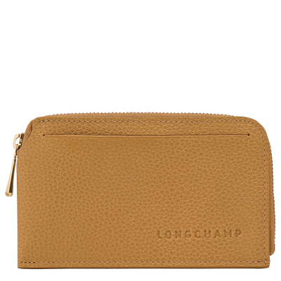 Le Foulonné Card holder , Nutmeg - Leather