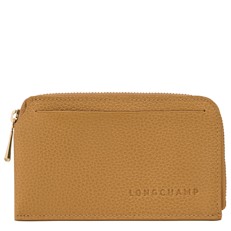 Le Foulonné Card holder , Nutmeg - Leather  - View 1 of  2