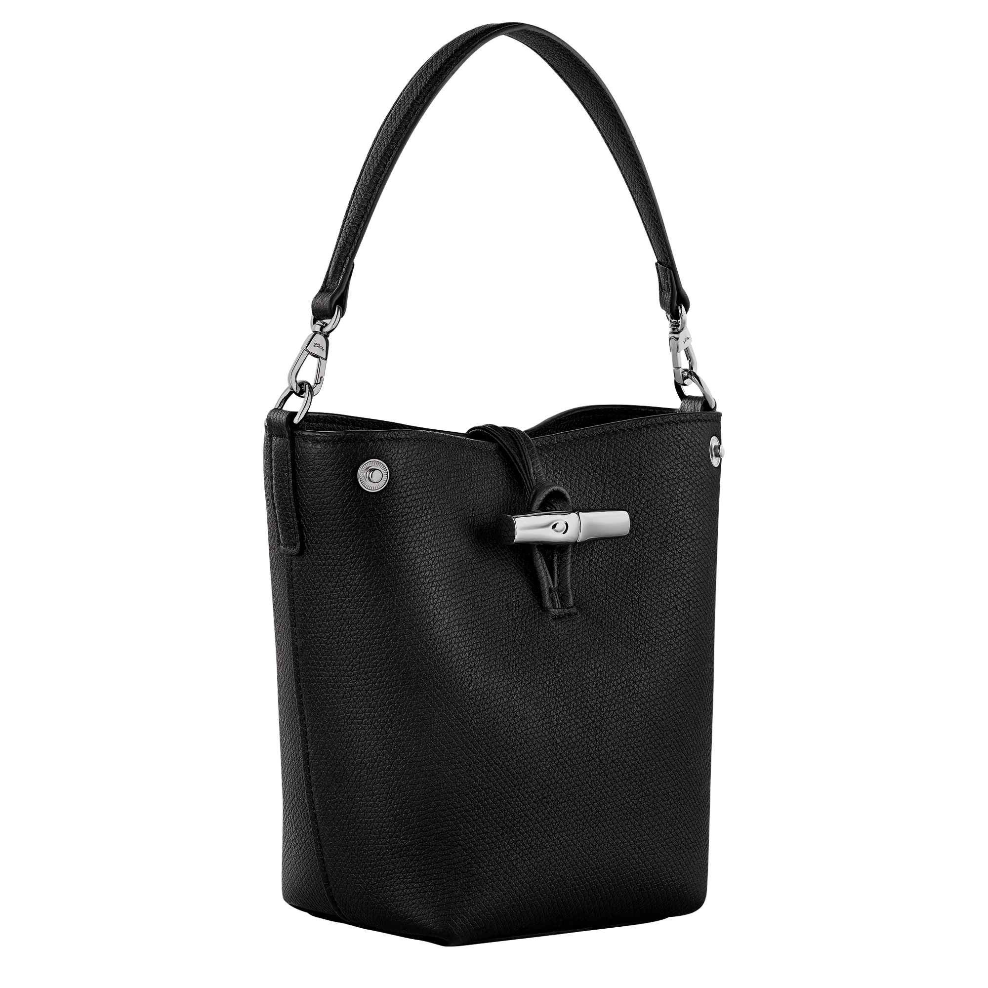 Bucket bag XS, Black - View 3 of
6 - zoom in Le Roseau Bucket bag XS, Black