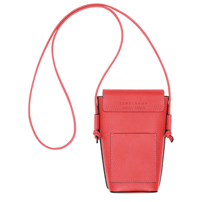 Épure Phone case with leather lace, Strawberry