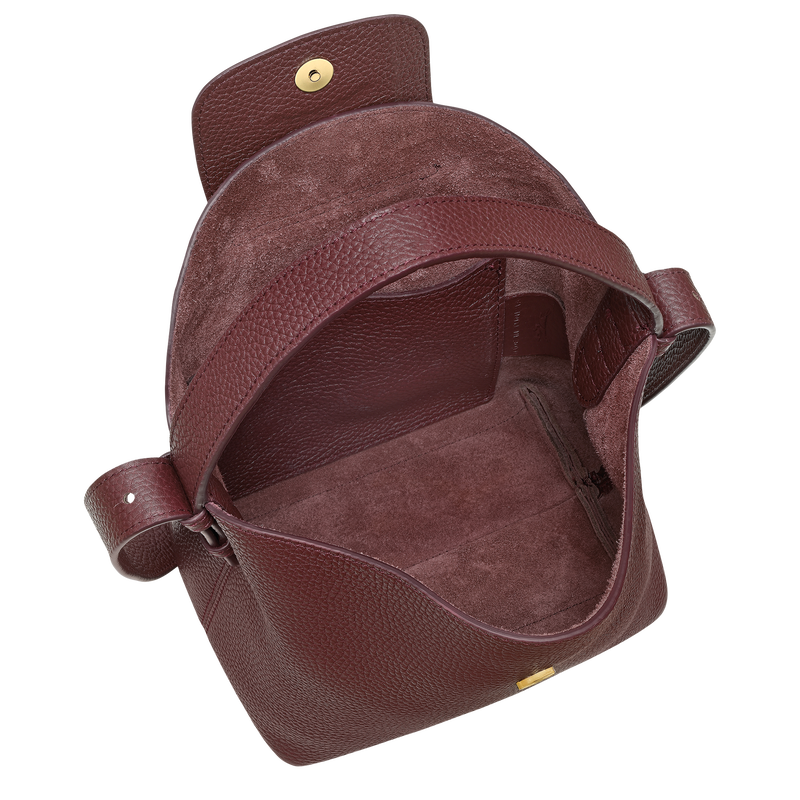 Le Cadence L Bucket bag , Burgundy - Leather  - View 4 of  5