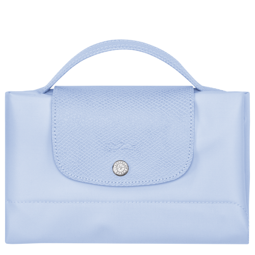 Le Pliage Green S Briefcase , Sky Blue - Recycled canvas - View 6 of  6