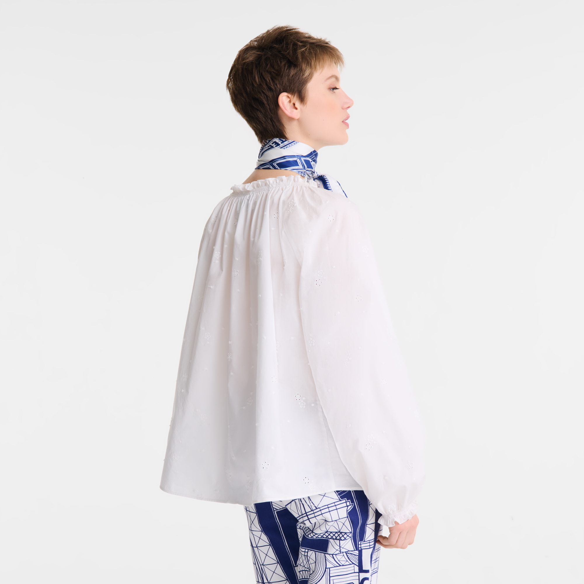 Blouse, White - View 3 of 
        4 - zoom in null Blouse, White