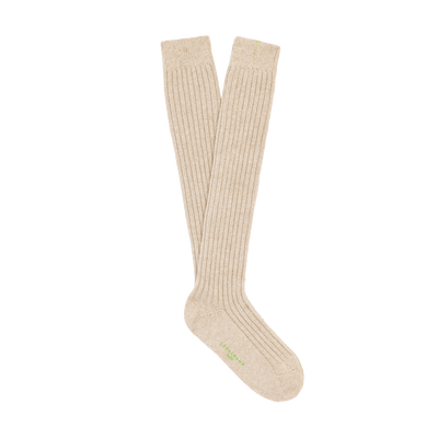 Socks , Beige - Knit