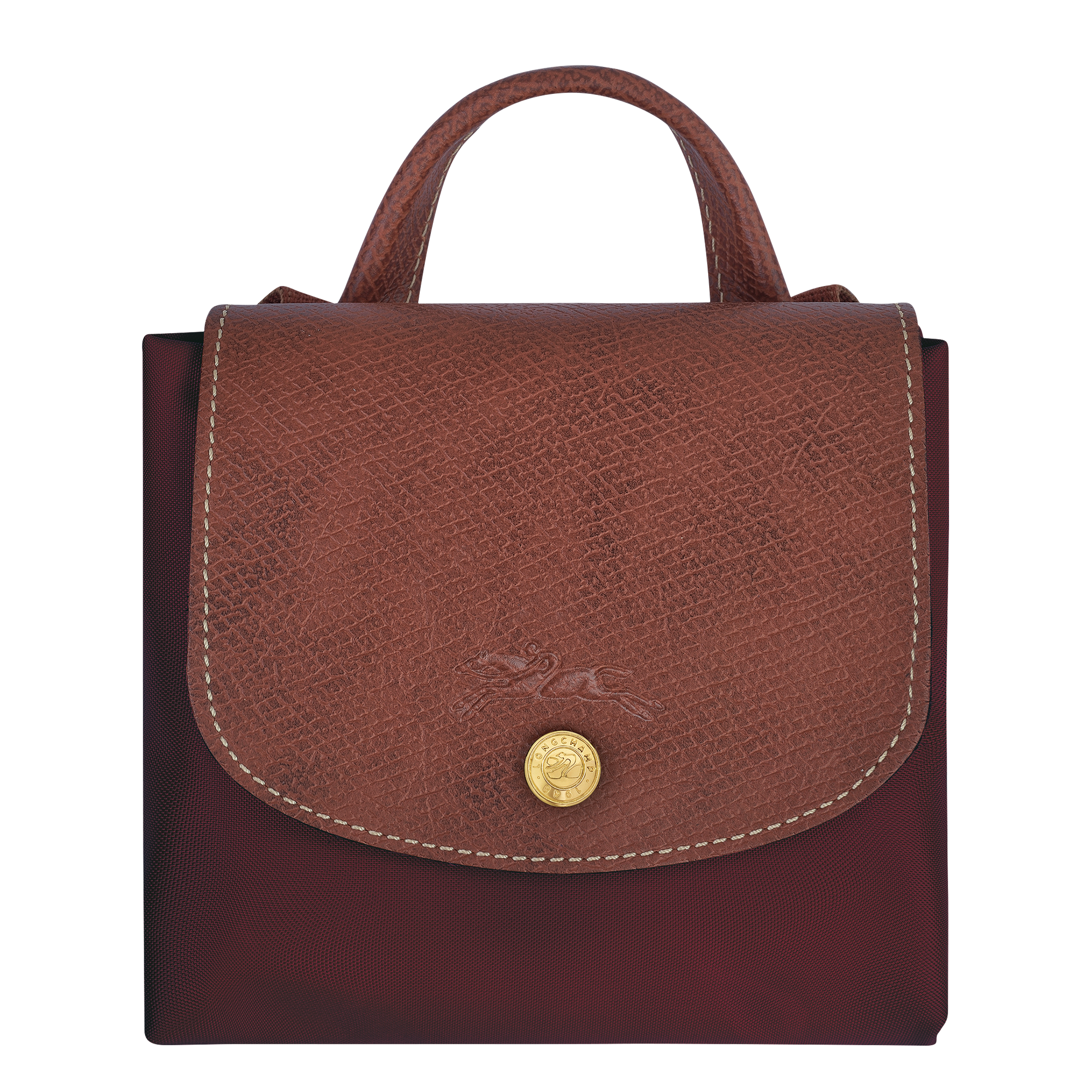 Backpack, Burgundy - View 6 of
6 - zoom in Le Pliage Original Backpack, Burgundy