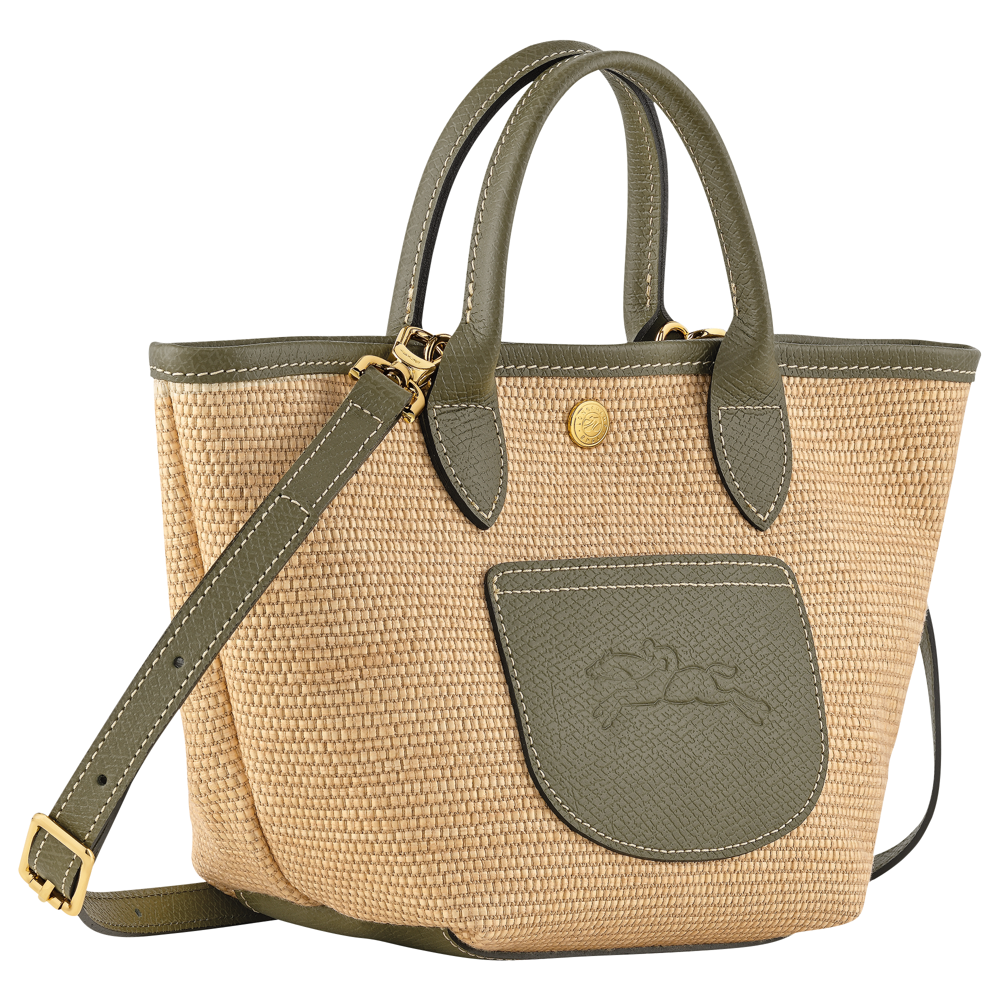 Basket bag XS, Artichoke - View 3 of 
        6 - zoom in Le Pliage Collection Basket bag XS, Artichoke