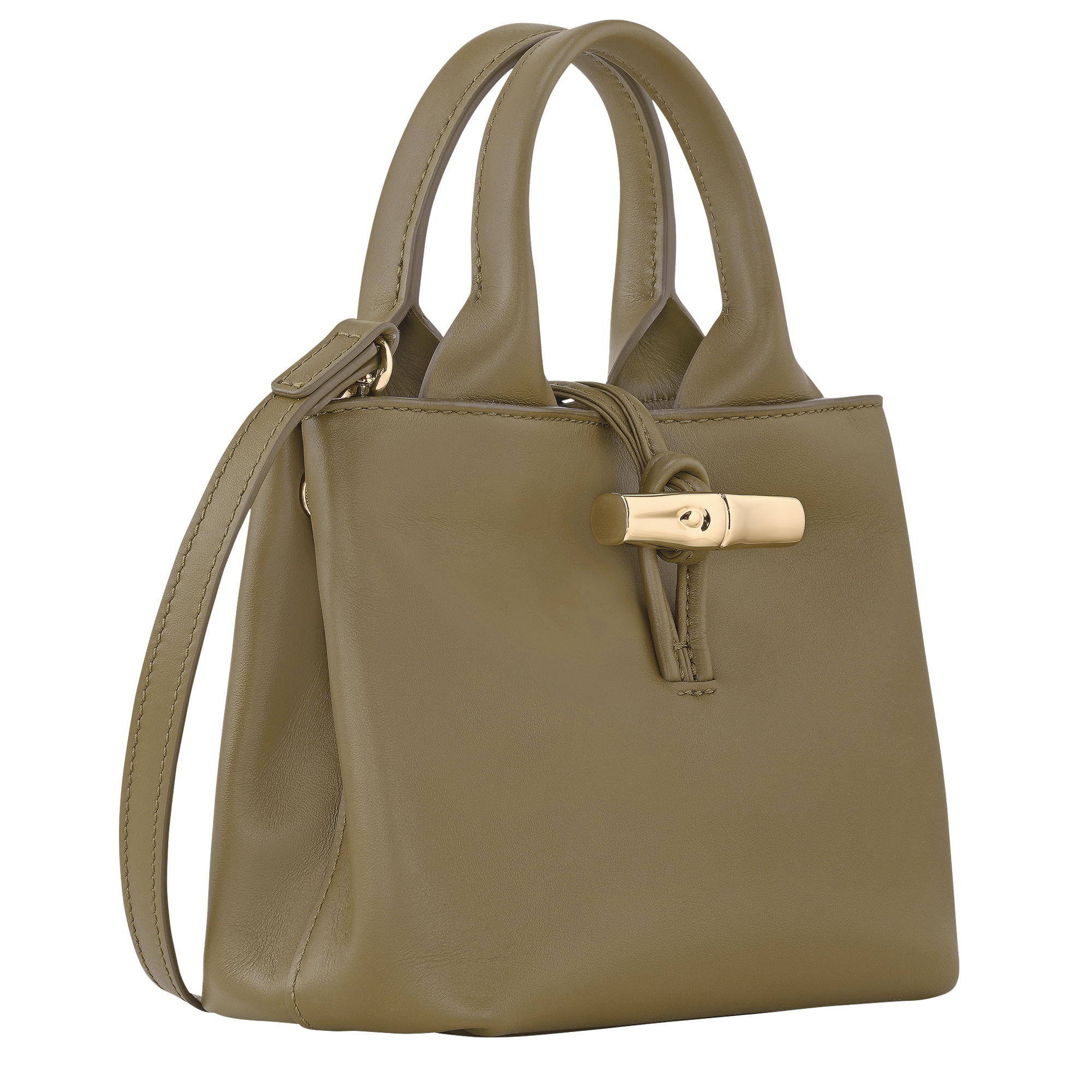 Handbag XS, Olive - View 3 of
7 - zoom in Le Roseau Handbag XS, Olive