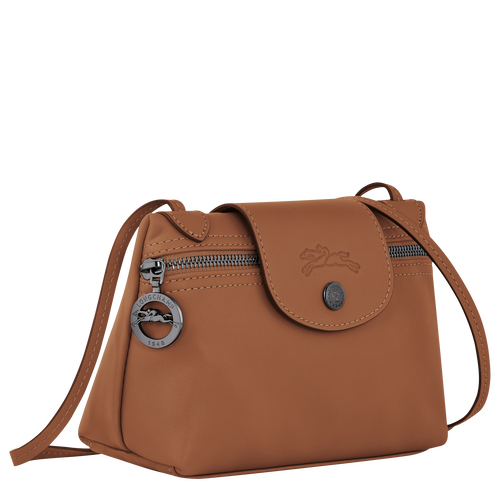 Le Pliage Xtra XS Crossbody bag , Cognac - Leather - View 3 of  5