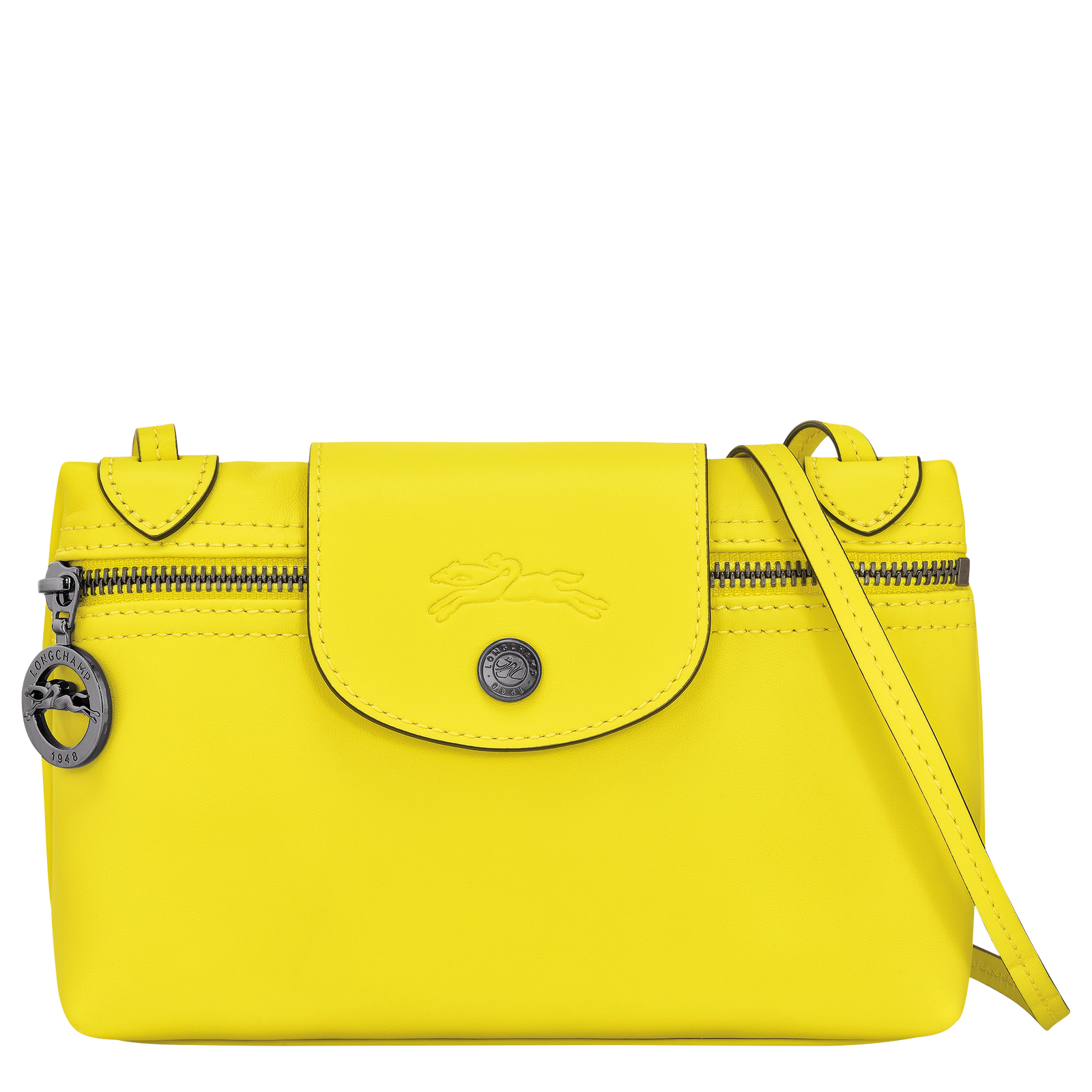 Le Pliage Xtra XS Crossbody bag Lemon Leather Longchamp TH