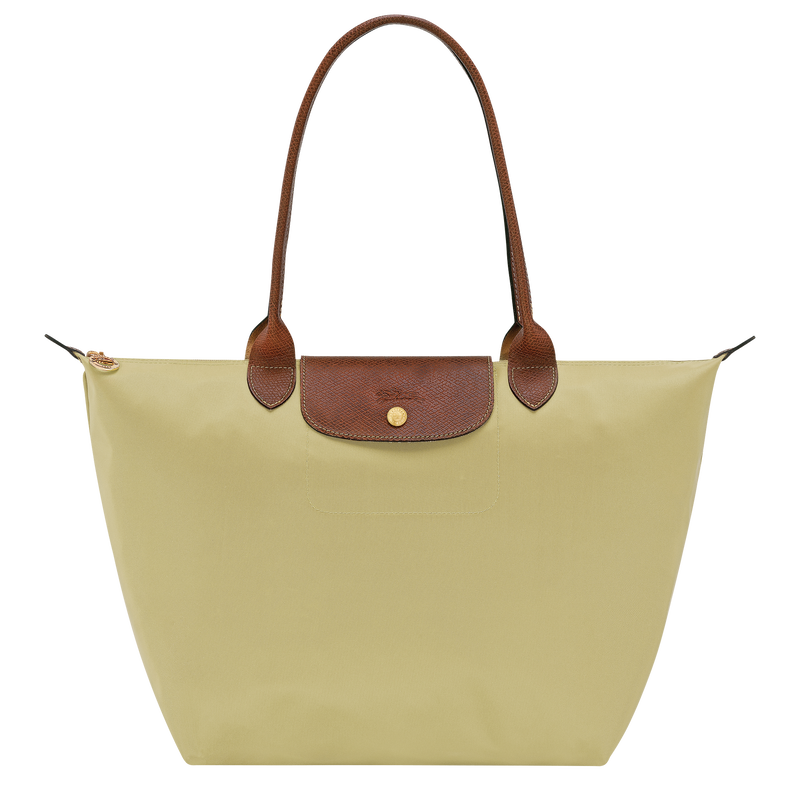 Le Pliage Original L Tote bag , Pistachio - Recycled canvas  - View 1 of  6