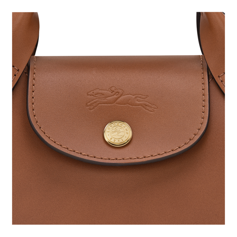 Épure XS Tote bag , Cognac - Leather  - View 6 of  6