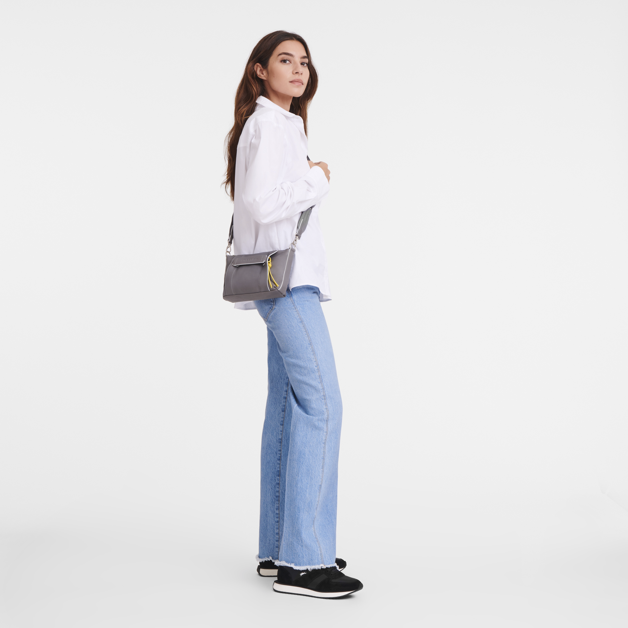 Crossbody bag S, Gun Metal - View 2 of
4 - zoom in Longchamp 3D Crossbody bag S, Gun Metal