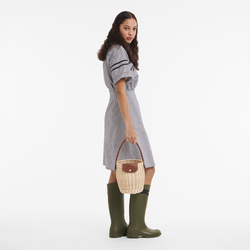 Épure S Bucket bag , Natural - Canvas