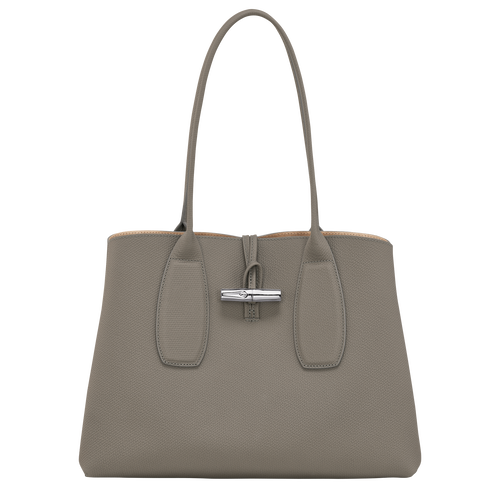 Roseau L Tote bag Turtledove - Leather | Longchamp TH