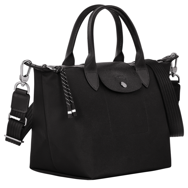 Le Pliage Energy S Handbag , Black - Recycled canvas  - View 3 of  6