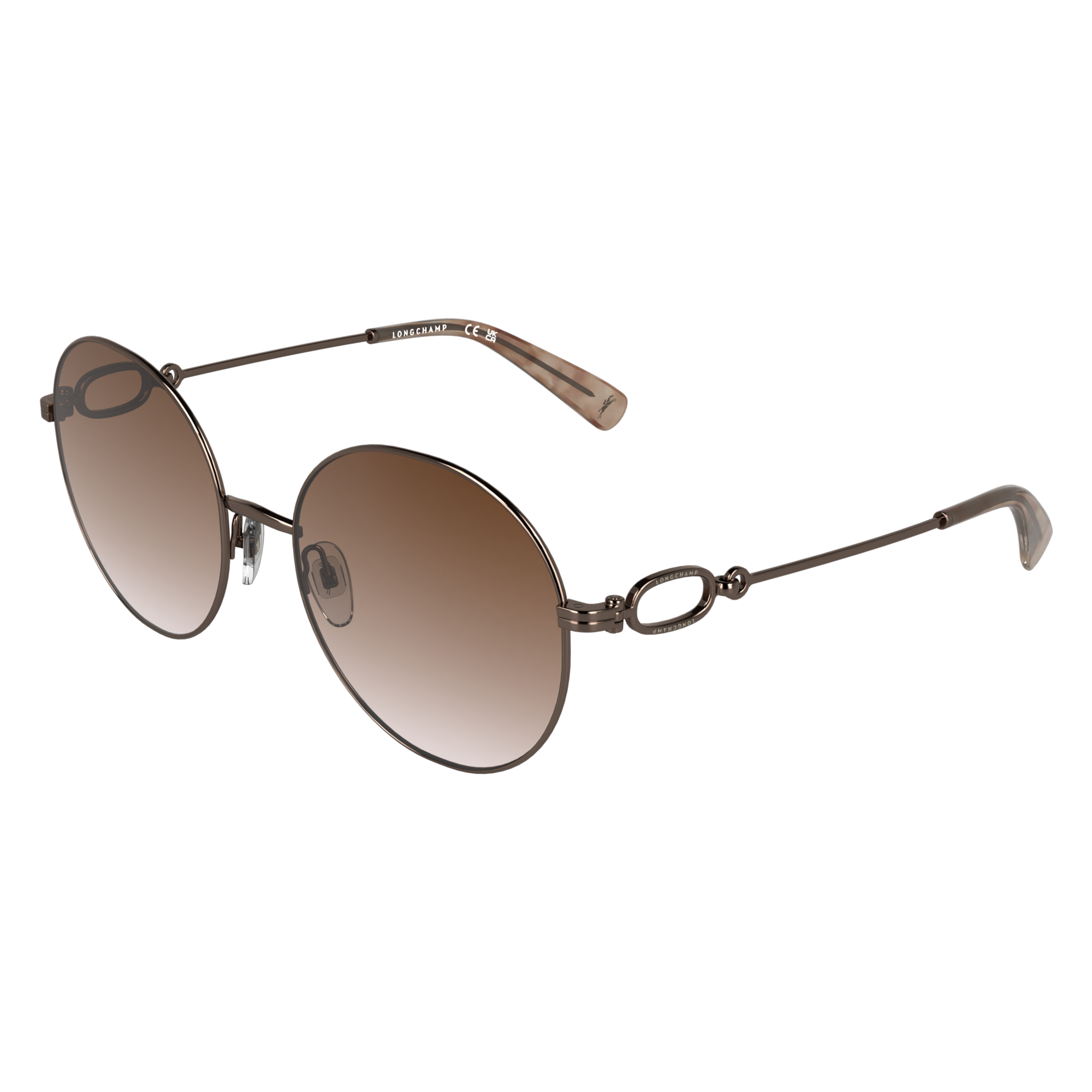 null Sunglasses, Dusty Pink/Brick