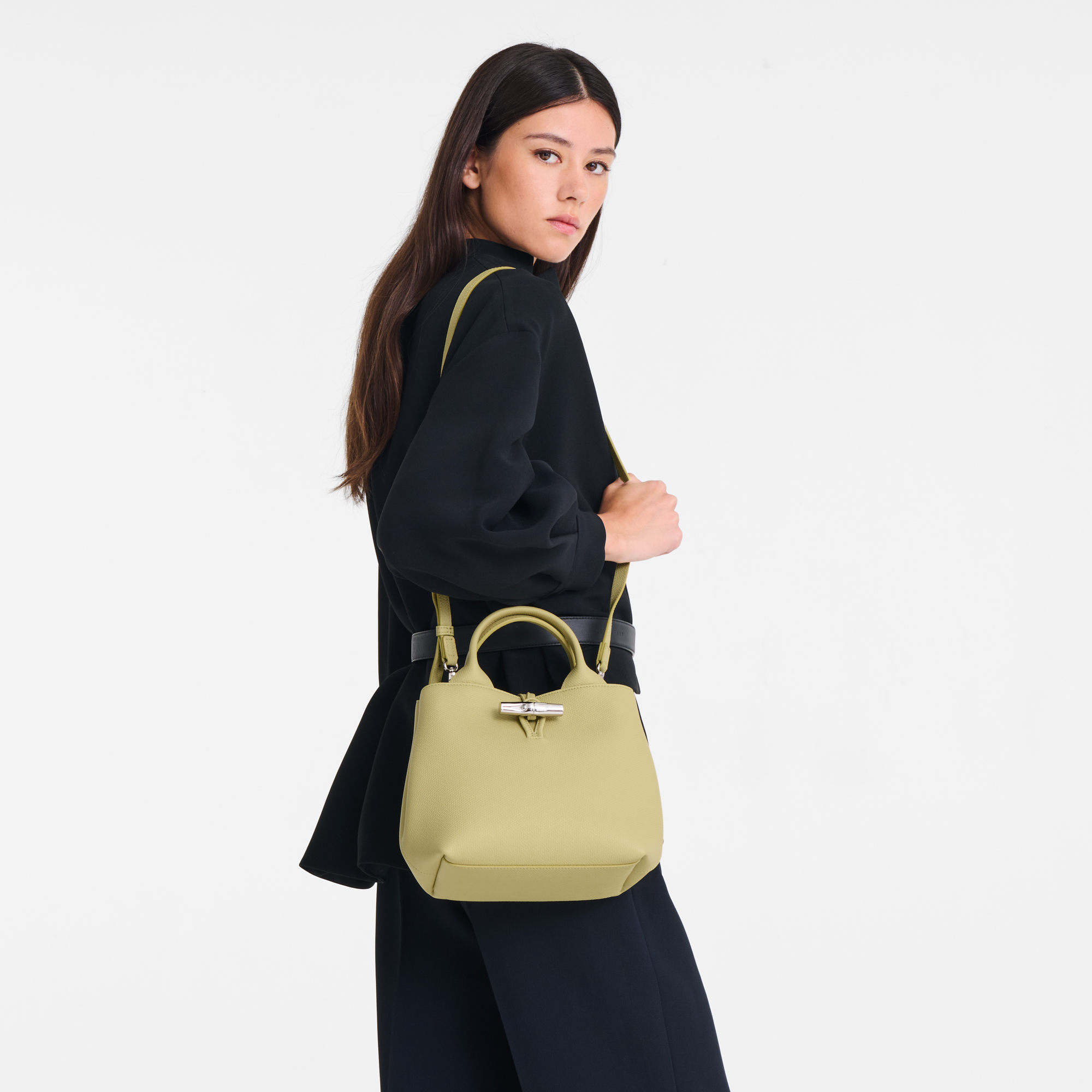 Le Roseau Handbag S, Pistachio
