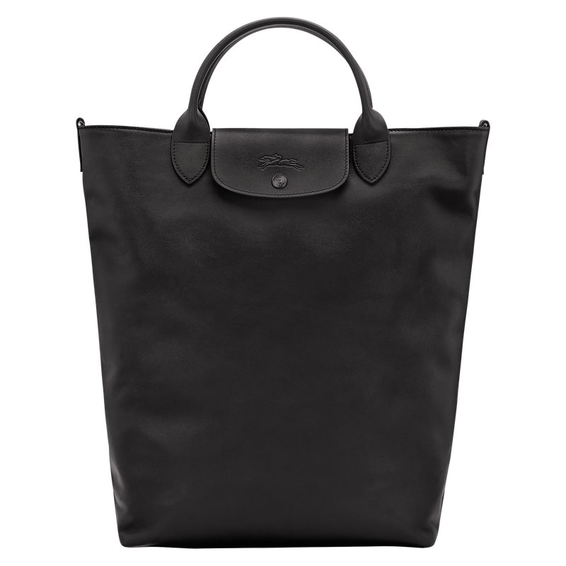 Le Pliage Xtra M Tote bag , Black - Leather  - View 1 of  6
