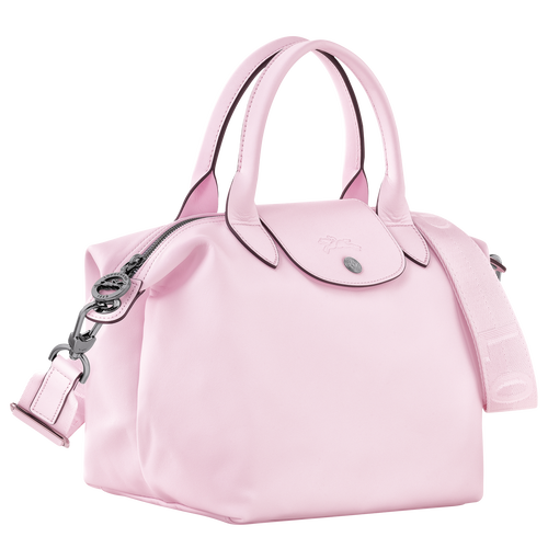Le Pliage Xtra S Handbag Petal Pink Leather Longchamp TH