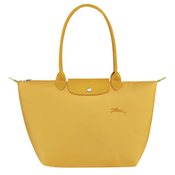 Le Pliage Green L Tote bag , Corn - Recycled canvas