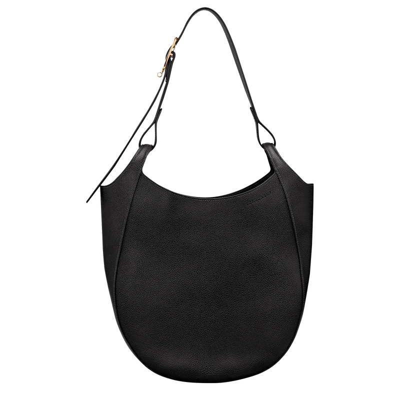 Le Foulonn&eacute; L Hobo bag , Black - Leather  - View 1 of  6