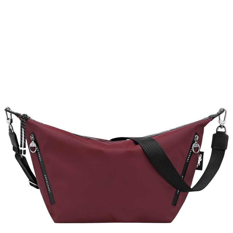 Le Pliage Energy M Crossbody bag , Burgundy - Canvas  - View 1 of  5