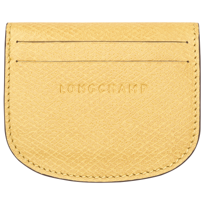 Épure Card holder , Yellow Chick - Leather