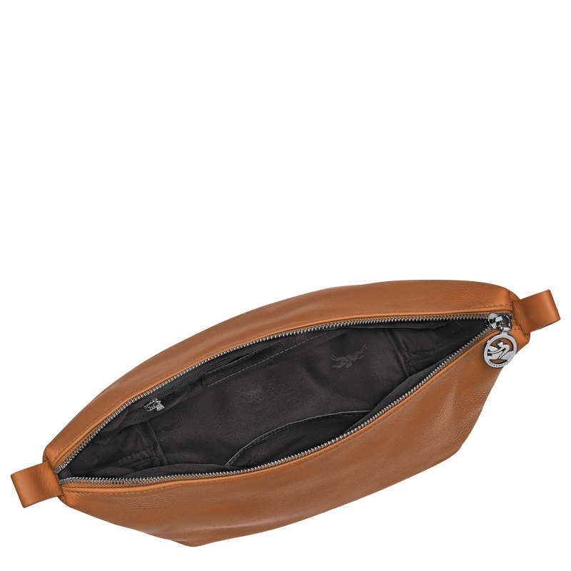 Le Slouchy S Crossbody bag , Cashew - Leather  - View 5 of  6