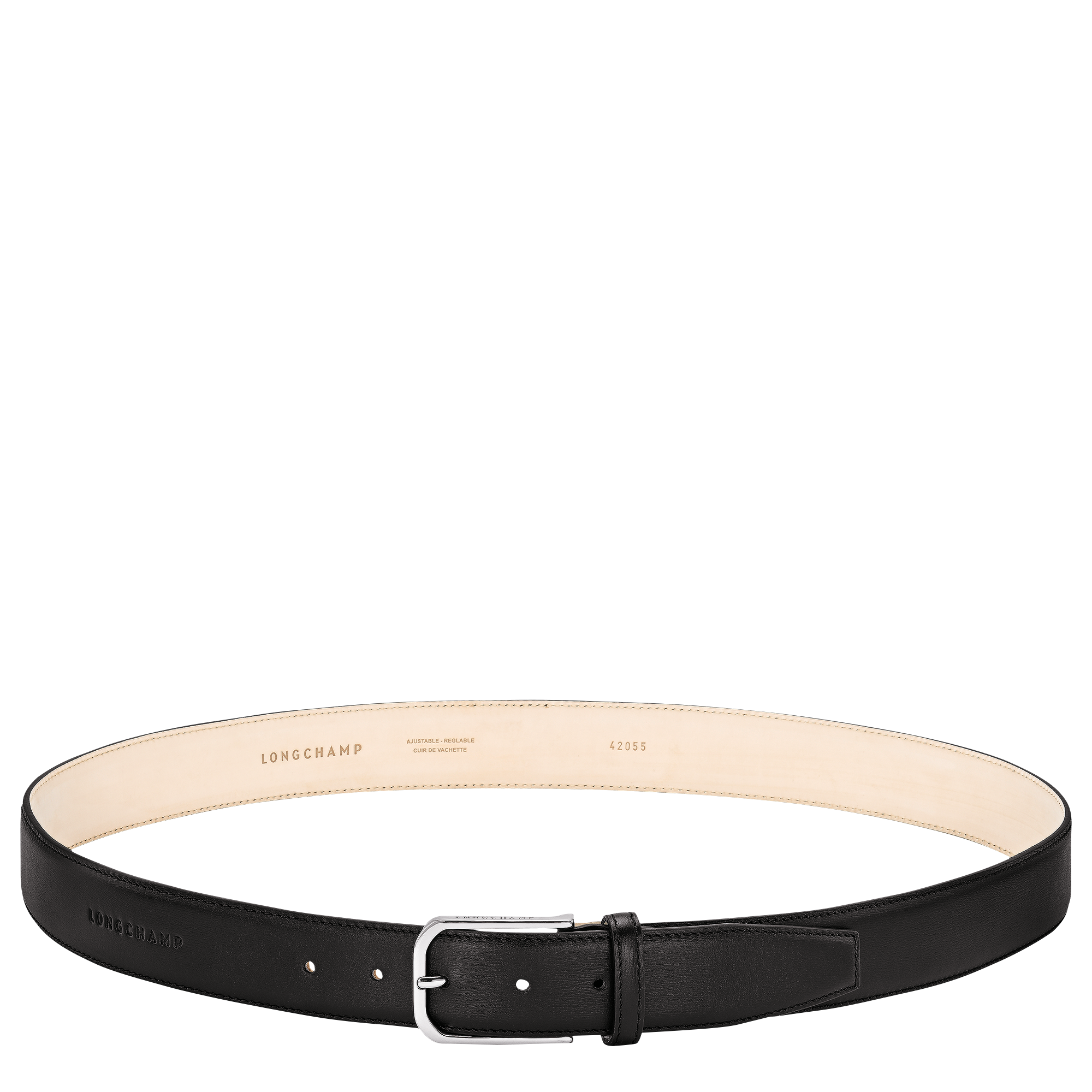 Men's belt, Black - View 1 of 
        3 - zoom in Longchamp Business Men's belt, Black