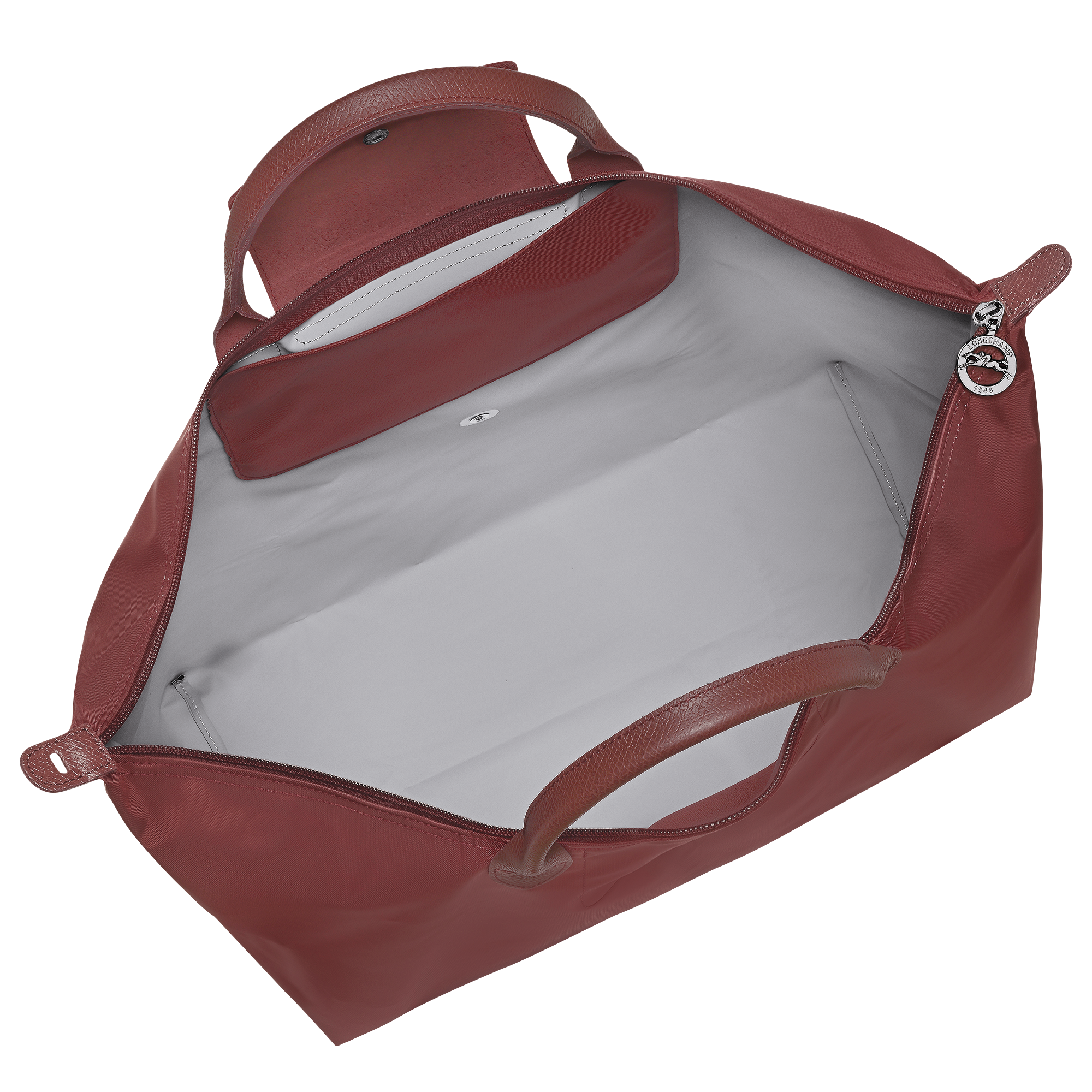 Le Pliage One Travel bag L, Burgundy