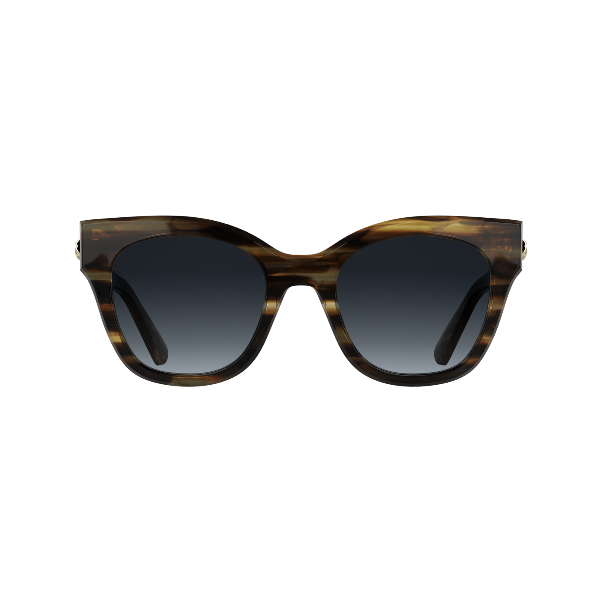 null Sunglasses, Striped brown