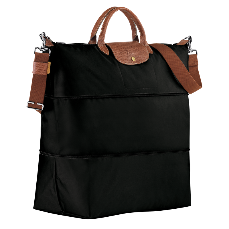 Le Pliage Original Extensible travel bag , Black - Recycled canvas  - View 3 of  7