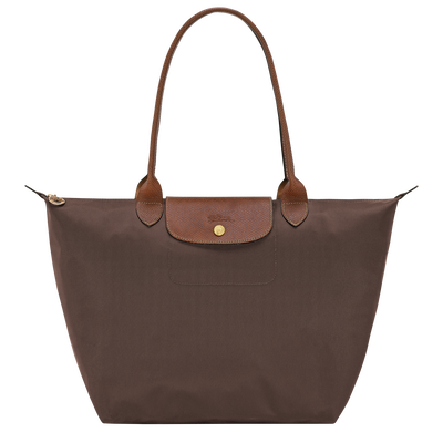 Le Pliage Original L Tote bag , Mocha - Recycled canvas