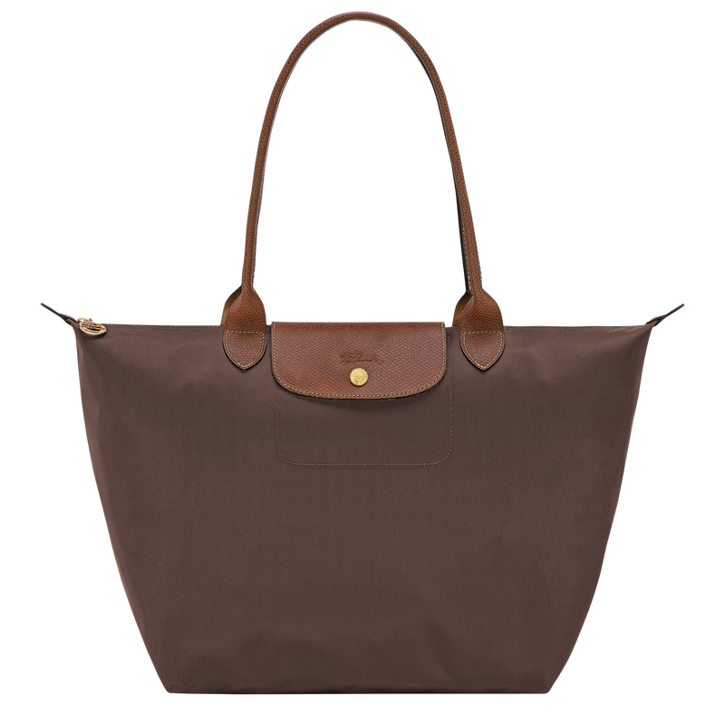 Le Pliage Original L Tote bag , Mocha - Recycled canvas  - View 1 of  8