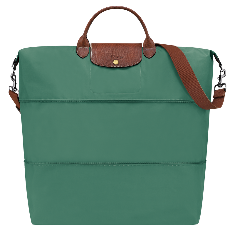 Le Pliage Original Travel bag expandable , Sage - Recycled canvas  - View 1 of  7