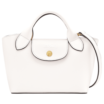 Épure Tote bag , White - Leather