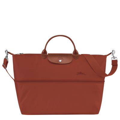 Le Pliage Green Travel bag expandable, Chestnut