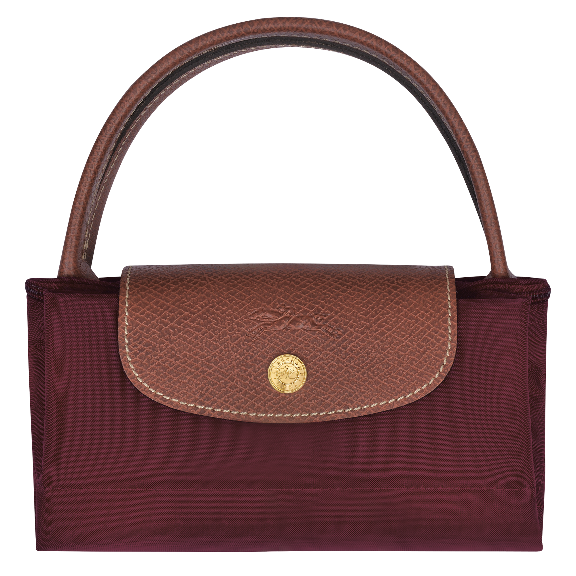 Handbag S, Burgundy - View 7 of
7 - zoom in Le Pliage Original Handbag S, Burgundy