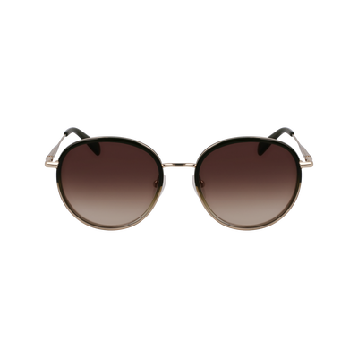 Sunglasses , Gold/Green - Metal