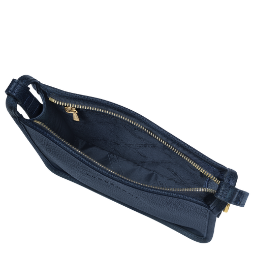 Le Foulonné S Crossbody bag , Navy - Leather - View 5 of  5