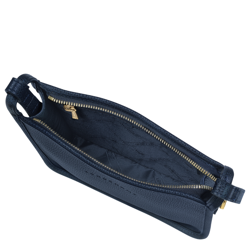 Le Foulonné S Crossbody bag , Navy - Leather  - View 5 of  5