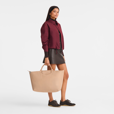 Le Pliage One S Travel bag , Beige - Canvas