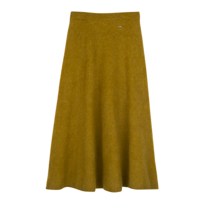 Midi skirt , Nutmeg - Knit