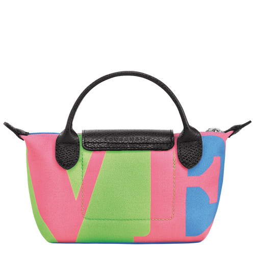 Longchamp x Robert Indiana Pouch , Pink - Canvas - View 4 of  6