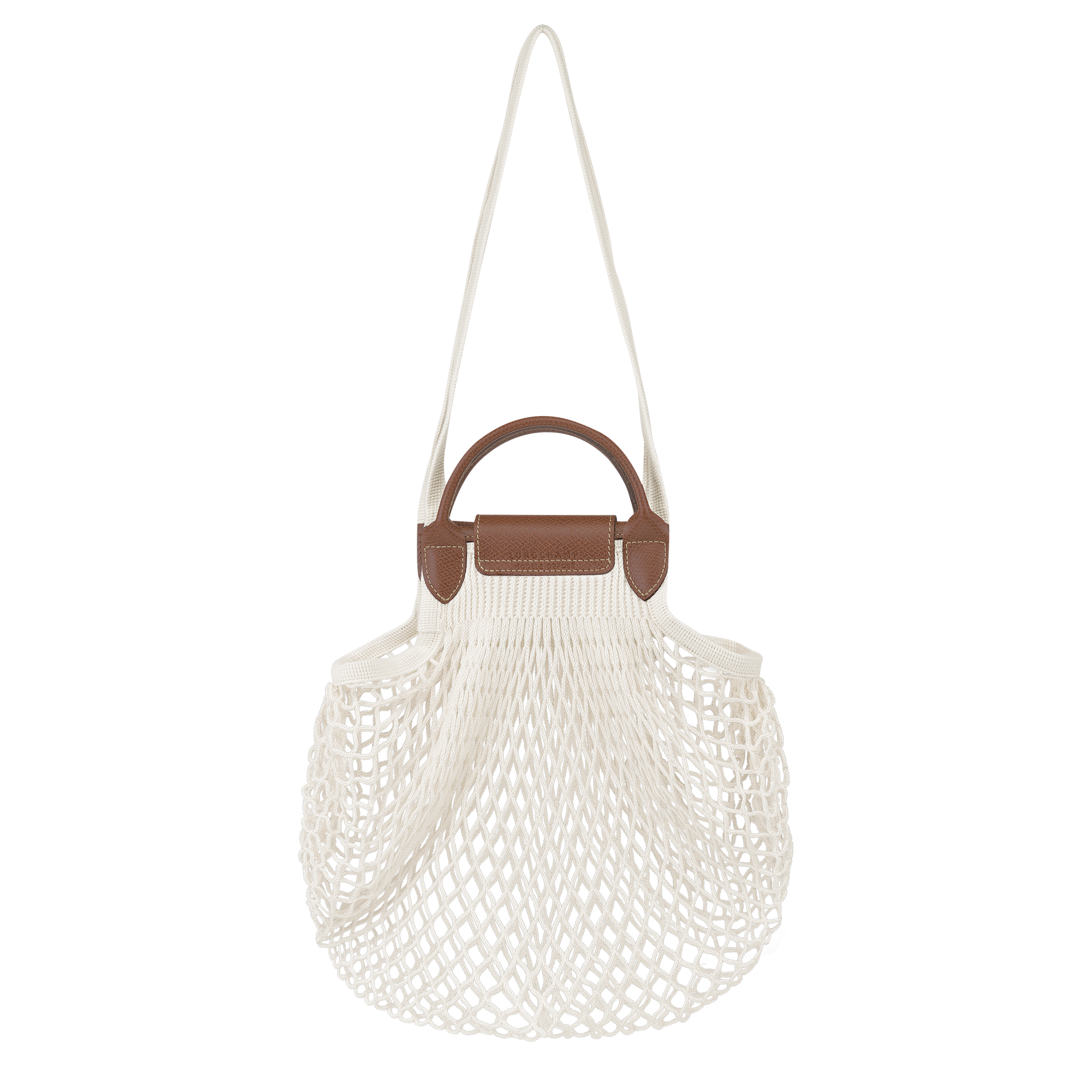 Mesh bag L, Ecru - View 4 of
4 - zoom in Le Pliage Filet Mesh bag L, Ecru