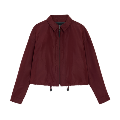 Jacket , Burgundy - Techno taffeta