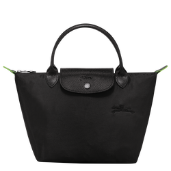 Le Pliage Green S Handbag , Black - Recycled canvas